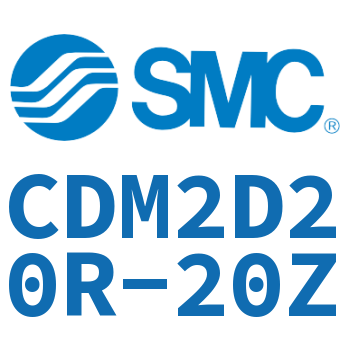 Double earring type mini cylinder-CDM2D20R-20Z