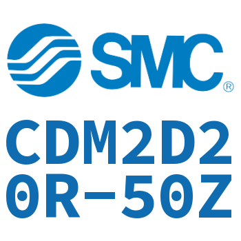 Double earring type mini cylinder-CDM2D20R-50Z