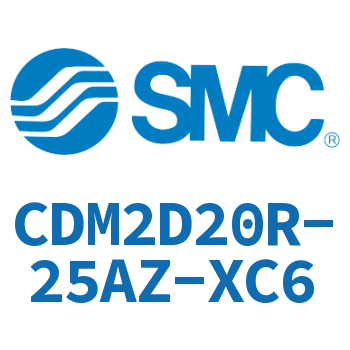 Double earring type mini cylinder-CDM2D20R-25AZ-XC6