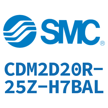Double earring type mini cylinder-CDM2D20R-25Z-H7BAL