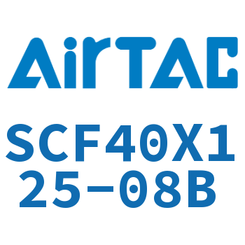 标准气缸拉杆式带阀型 SCF40X125-08B