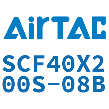 标准气缸拉杆式带阀型 SCF40X200S-08B