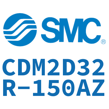 Double earring type mini cylinder-CDM2D32R-150AZ