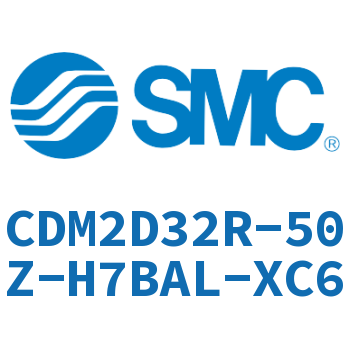 Double earring type mini cylinder-CDM2D32R-50Z-H7BAL-XC6