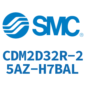 Double earring type mini cylinder-CDM2D32R-25AZ-H7BAL