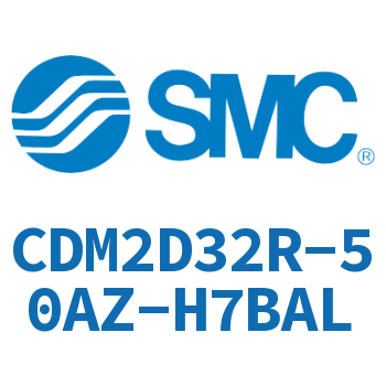 Double earring type mini cylinder-CDM2D32R-50AZ-H7BAL