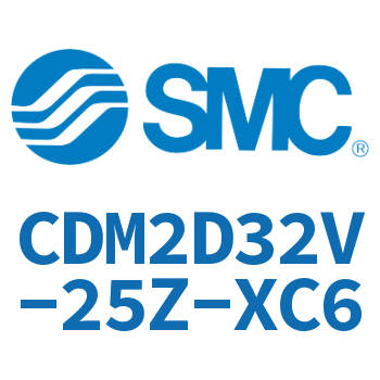 Double earring type mini cylinder-CDM2D32V-25Z-XC6
