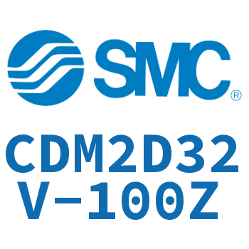 Double earring type mini cylinder-CDM2D32V-100Z