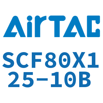 标准气缸拉杆式带阀型 SCF80X125-10B