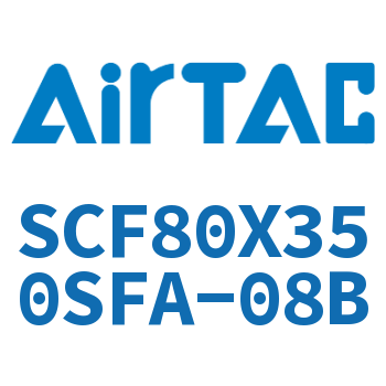 标准气缸拉杆式带阀型 SCF80X350SFA-08B