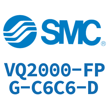 The electromagnetic valve-VQ2000-FPG-C6C6-D