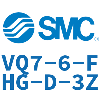 The electromagnetic valve-VQ7-6-FHG-D-3Z