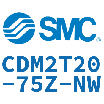 Rodless trunnion type mini cylinder-CDM2T20-75Z-NW