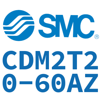 Rodless trunnion type mini cylinder-CDM2T20-60AZ