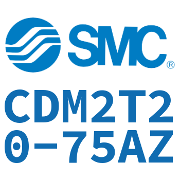 Rodless trunnion type mini cylinder-CDM2T20-75AZ