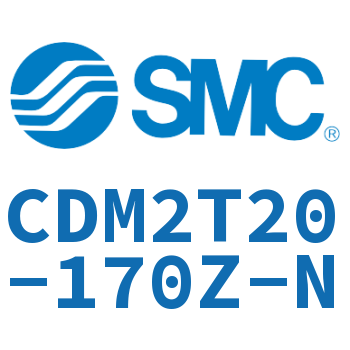Rodless trunnion type mini cylinder-CDM2T20-170Z-N