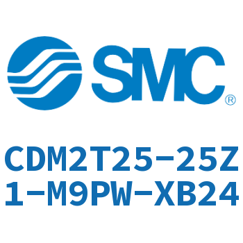 Rodless trunnion type mini cylinder-CDM2T25-25Z1-M9PW-XB24