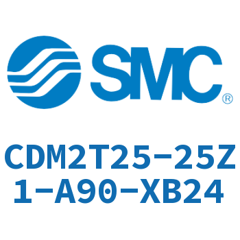 Rodless trunnion type mini cylinder-CDM2T25-25Z1-A90-XB24