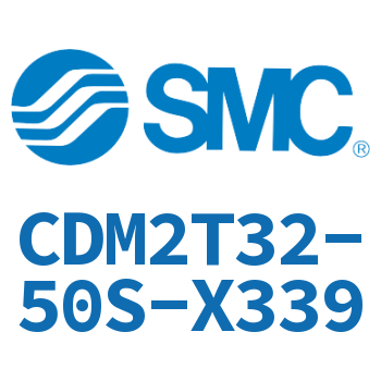 Rodless trunnion type mini cylinder-CDM2T32-50S-X339