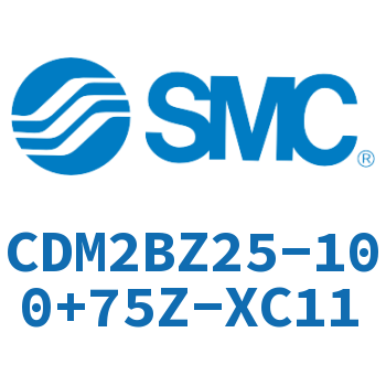 不锈钢迷你气缸 CDM2BZ25-100+75Z-XC11